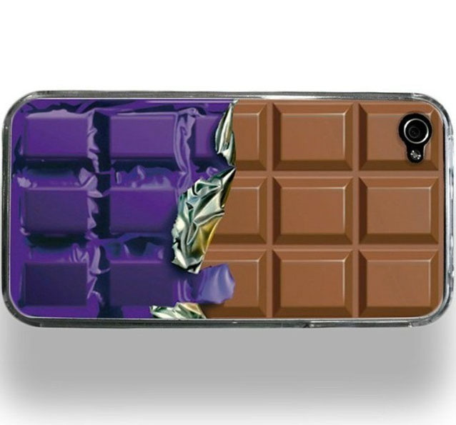 The iPhone chocolate cover-Irrestible iPhone Cover Designs