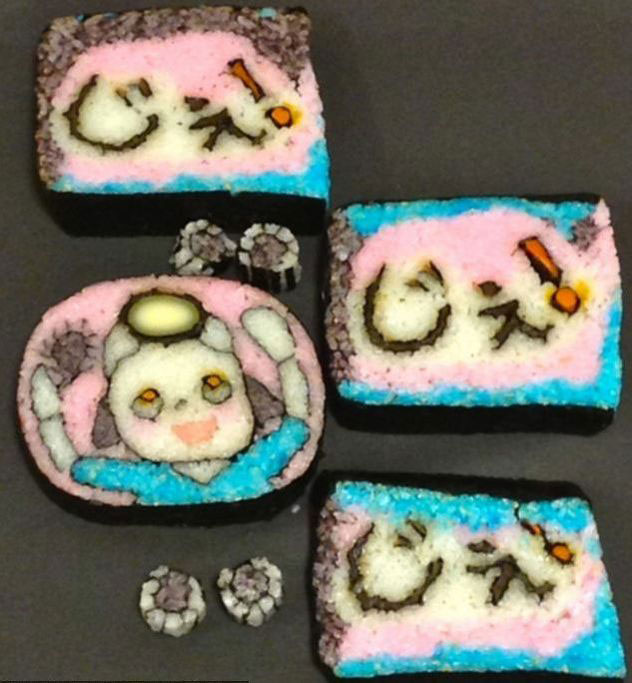 Japanese Chief Cook Turns Famous Maki Food Into delicious artworks