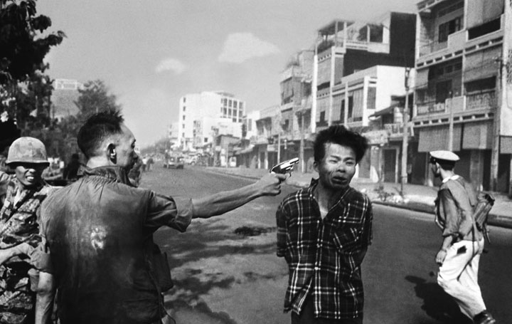 4. The execution of a Vietcong rebel in Saigon