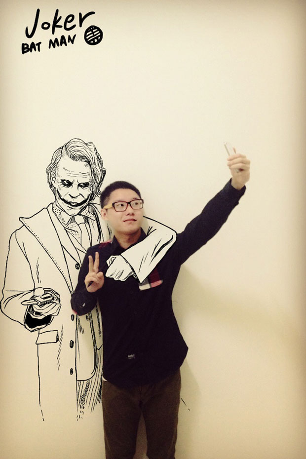 Joker Batman-Gaikuo-Captain-An Artist Gives Life To His Drawings In A Unique Way -7