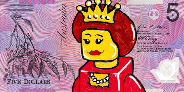 An Artist Makes Hilarious Caricatures Of Queen of England On Australian Dollar -27