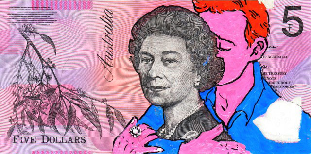 An Artist Makes Hilarious Caricatures Of Queen of England On Australian Dollar -29