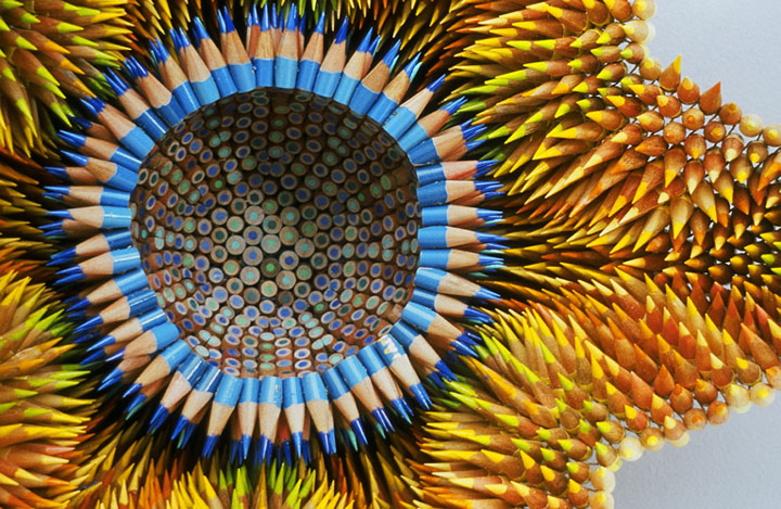 Stunning Nature Inspired Sculptures Made Only Using Pencils-11