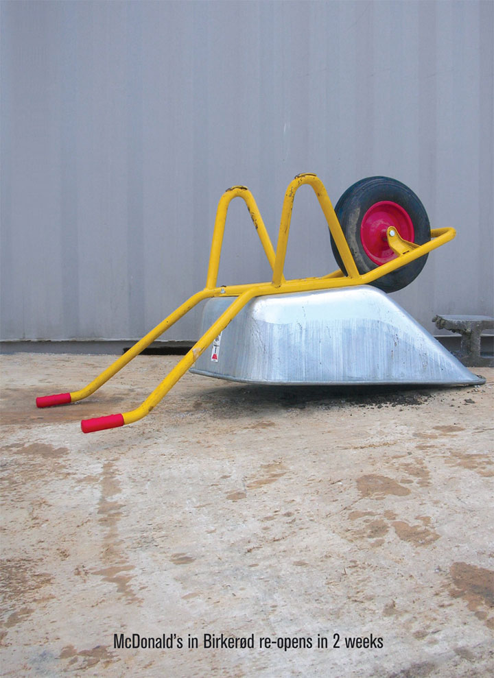 The McDonald's Birkerød (Denmark) reopens in a week-most creative advertisements ever used by McDonald's in the world-20