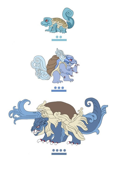 Squirtle, Wartortle and Blastoise-Pokemayans: How Maya Would Have Revered Pokemon In their Temples?