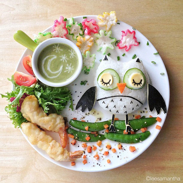 Samantha Transforms Her Foods Dishes Into Impressive Artworks