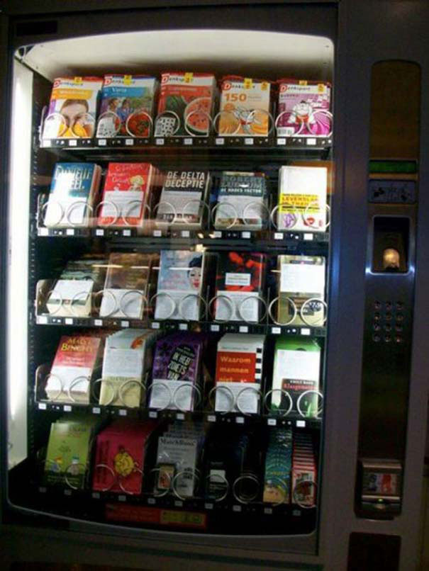 Strange Vending Machines -17-The vending machine of books
