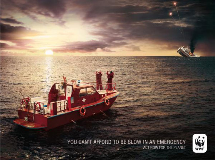 You Cannot Afford To Be Slow In Emergency-20 Most Striking WWF Posters That Will Motivate You To Fight For The Planet-2