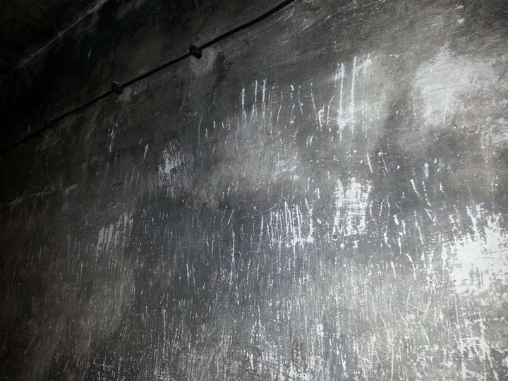 The inside of a gas chamber of Auschwitz concentration camp-Most Touching Photographs-4