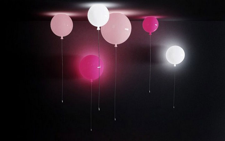 Pink balloon lamps-Super Creative Lamps For Decoration Of Your Home-7