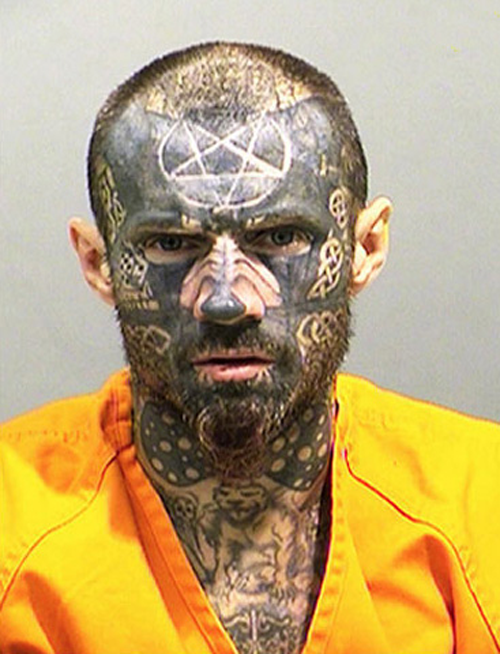 tattooed prisoner mugshot- The 20 Creepy And Funny Mugshot Photographs Of Prisoners -3