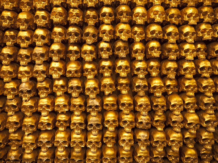 Top 14 Creepy Monuments Erected With Human Bones And Skulls-33