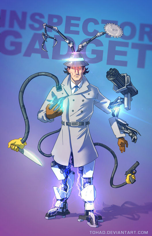 Inspector Gadget-Sylvain redraws your childhood super heroes to reveal their dark side-3