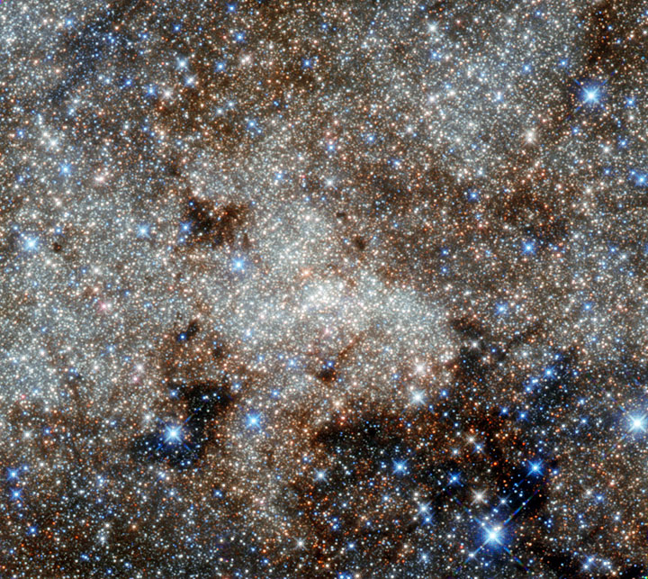 Detail of the Milky Way ( Sagittarius A *)-Stunning Photographs Of Our Universe Taken By The Hubble Telescope-10