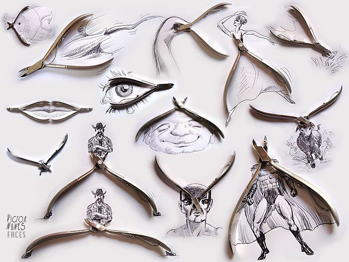 Portugese artist creates Amazing Artworks Created Using Just A Pen And Everyday Objects-16