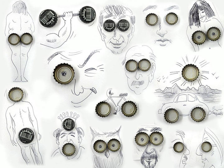 Portugese artist creates Amazing Artworks Created Using Just A Pen And Everyday Objects-2