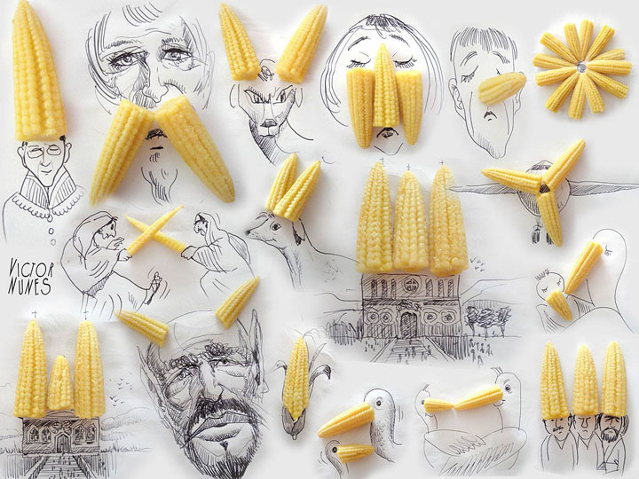 Portugese artist creates Amazing Artworks Created Using Just A Pen And Everyday Objects-8