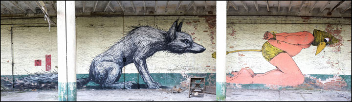 An Abandoned Flemish City Becomes A Giant Canvas Dedicated To Street Art (Photo Gallery)-1