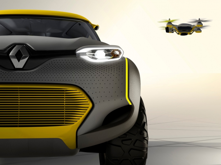 Renault Kwid Concept car Will Come With A Launchable Drone-1