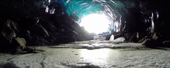 A Drone Explores The Heart Of Alaska's Most Beautiful Cave-