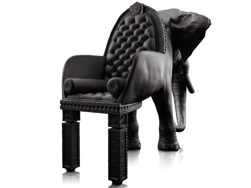 Amazing 3D Printed Chairs Shaped Like Realistic Animals-5