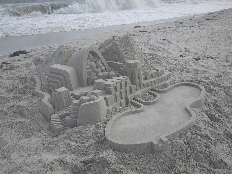 Geometric Sand Castles That Are True Architectural Masterpieces -14