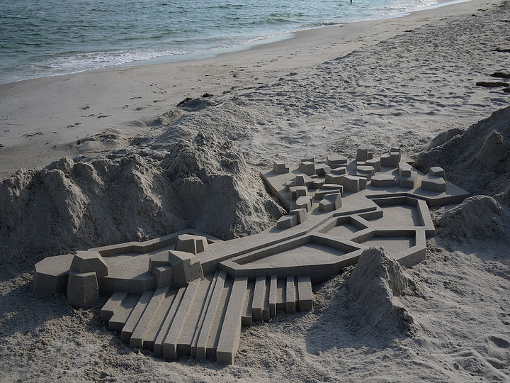 Geometric Sand Castles That Are True Architectural Masterpieces -16