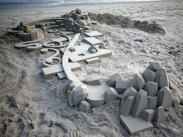 Geometric Sand Castles That Are True Architectural Masterpieces -3