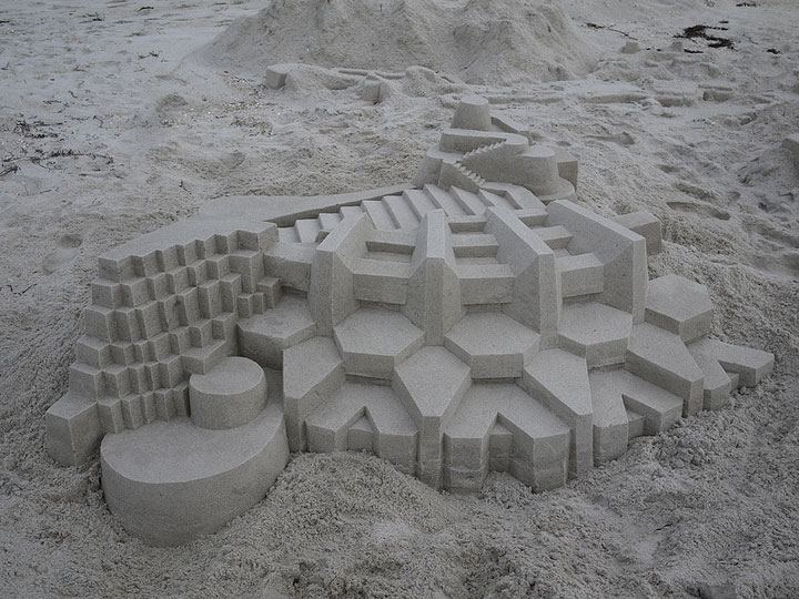 Geometric Sand Castles That Are True Architectural Masterpieces -6