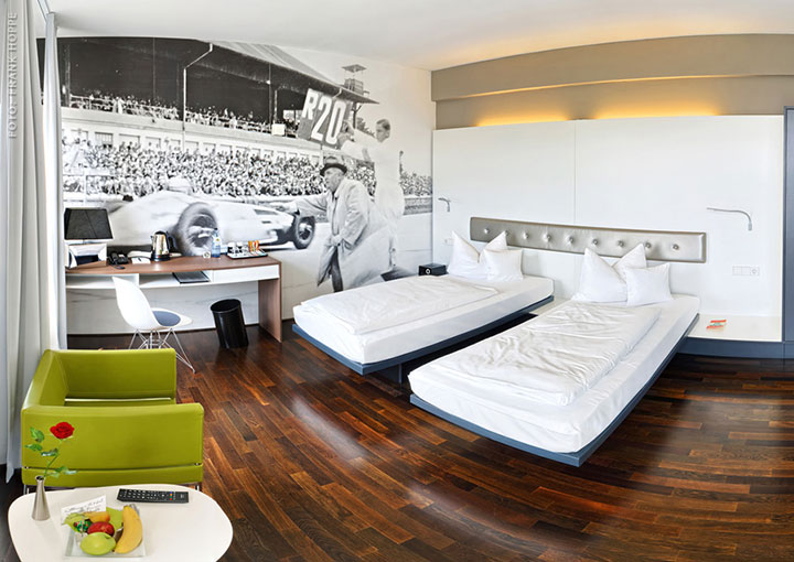 V8 Hotel-A Hotel Dedicated To Automobiles Lets You Sleep In The Most Comfortable Cars (Photo Gallery)-7