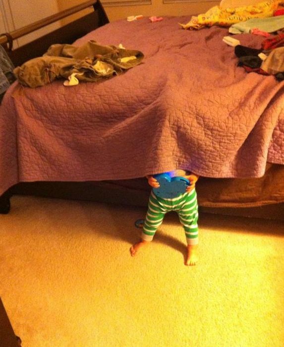 Top 20 Children Playing Hide and Seek Really Badly -15