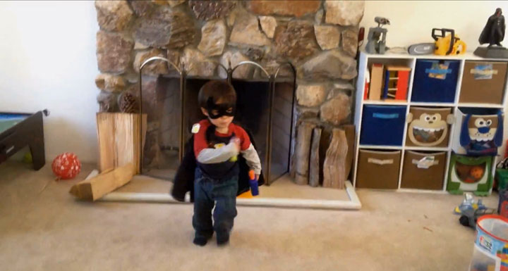 A Humorous Dad Turns Everyday Life Of His Little Boy Into A Real Action Movie (Video)-8