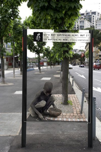 Top 12 Shocking Amnesty International Posters At Bus Stop-1
