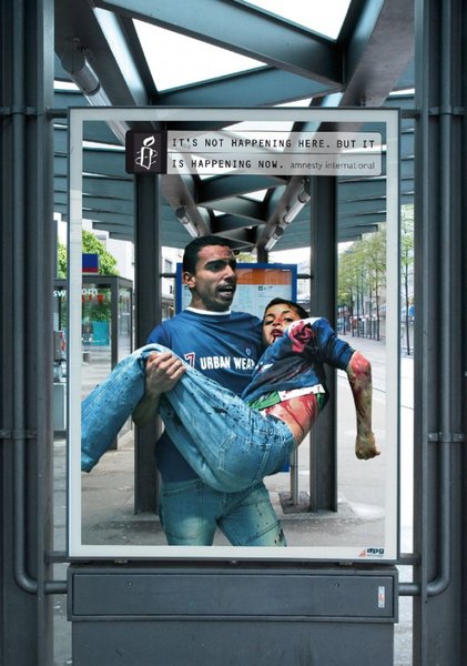 Top 12 Shocking Amnesty International Posters At Bus Stop-4