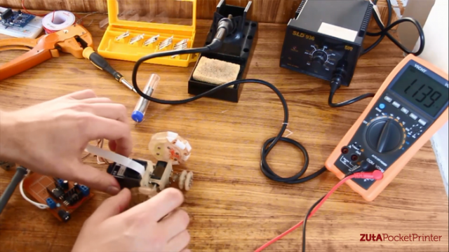 Small Printer can be instructed by Bluetooth