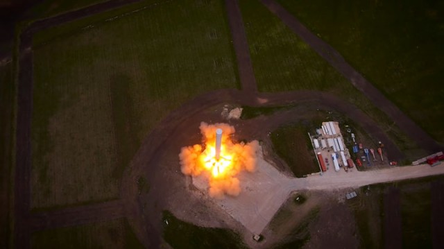 Watch The Spectacular Takeoff And Landing Of A Rocket As Filmed By A Drone (Video)-1