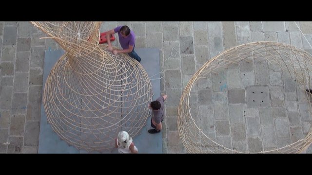 A top View of WarkaWater Strucure