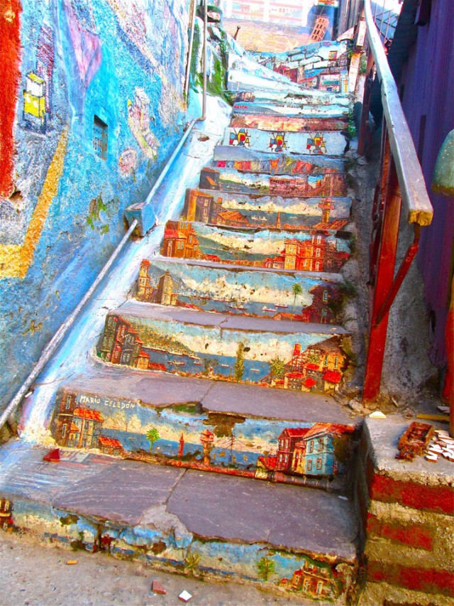 Valparaiso - Chile-Top 17 Most Beautiful Stairs That Will Make You Dreaming-4