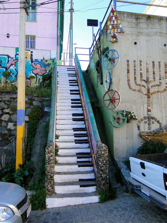 Valparaiso - Chile-Most Beautiful Stairs That Will Make You Dreaming-