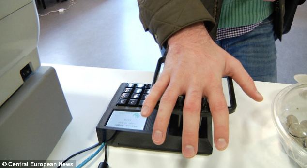 Palm Detection biometric system
