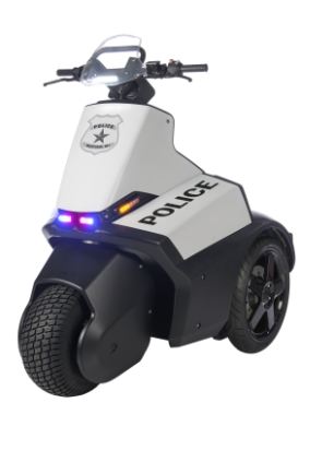 Tricycle replacing the Police car