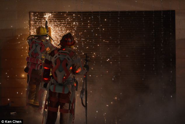 firefighter's new suit gives them superman's powers