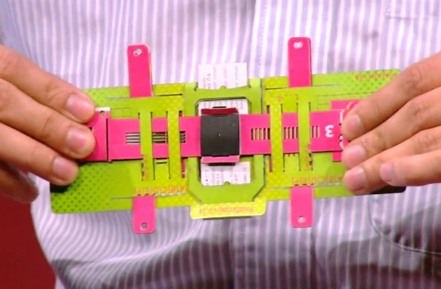 folded paper microscope