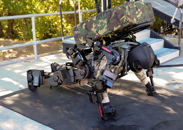 The exoskeleton  XOS2-6 New Stunning Military Technologies That Are Already A Reality-12