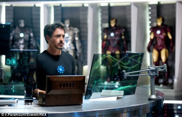 Iron man inspired giant glass