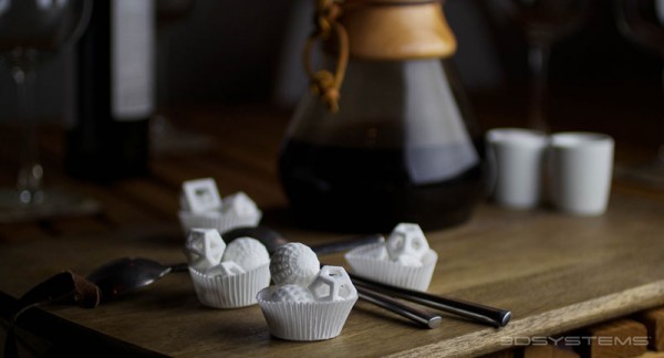 3D printed sugar cube