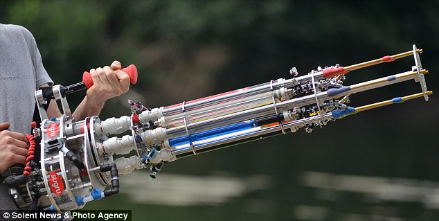 Gratling water pistol