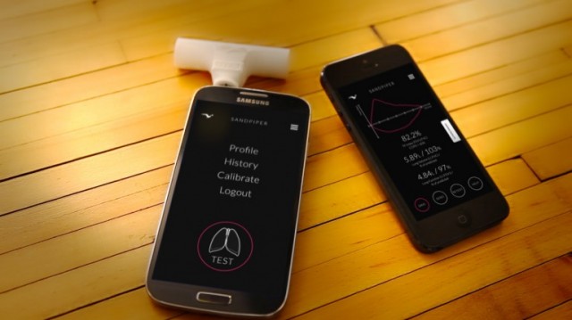 sandpiper- A smartphone gdaget to Monitor lungs