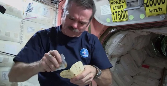 How an astronaut makes a sandwich