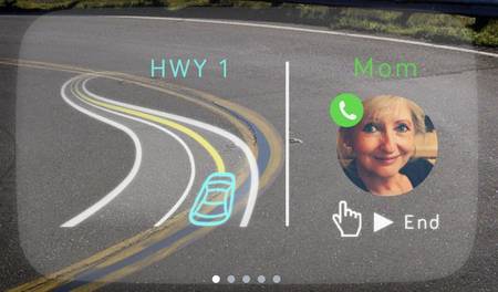 Navdy's New Head-up Display Lets Car Drivers Use Smartphone On Windscreen-1